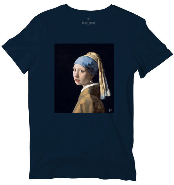 Girl With A Pearl Earring Art T-shirt