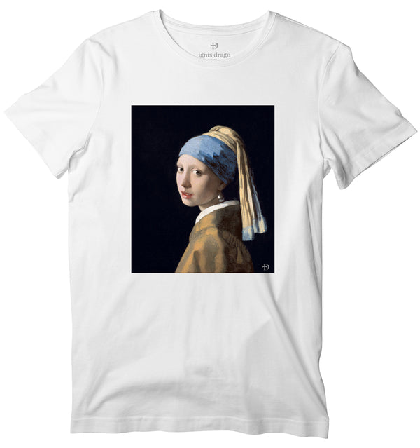 Girl With A Pearl Earring Art T-shirt