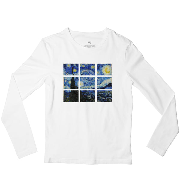 Jigsaw Starry Night Full Sleeve Art T-shirt
