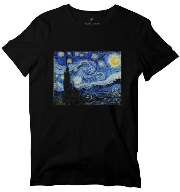 Starry Night Art T-shirt
