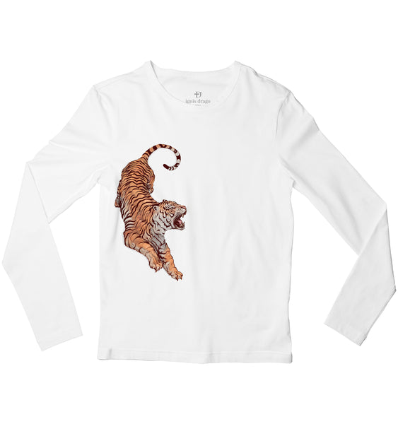 トップス hide and seek Tiger L/S Tee 25ss トップス hide and seek Tiger L/S Tee 25ss HIDE AND SEEK]Tiger L/S