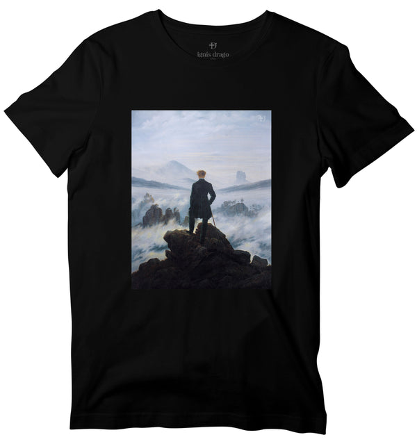 Wanderer Above The Sea Of Fog Art T-shirt