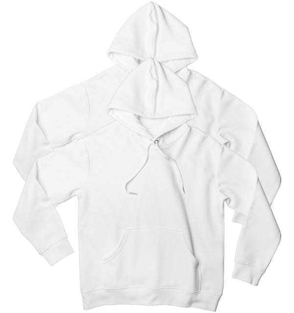 2 White Hoodies