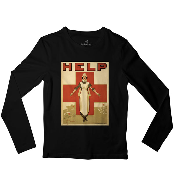 WWI Help Poster Full Sleeve T-shirt
