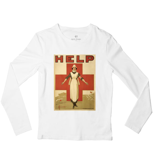 WWI Help Poster Full Sleeve T-shirt