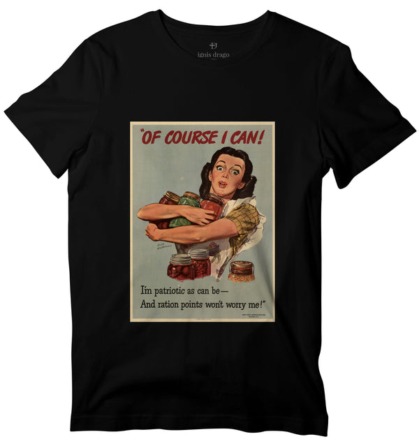 WWII US Food Conservation Poster T-shirt