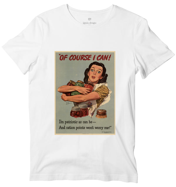 WWII US Food Conservation Poster T-shirt