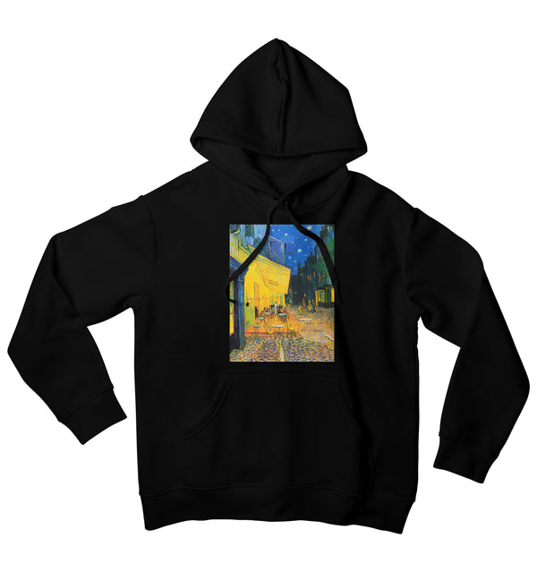 Café Terrace At Night Art Hoodie