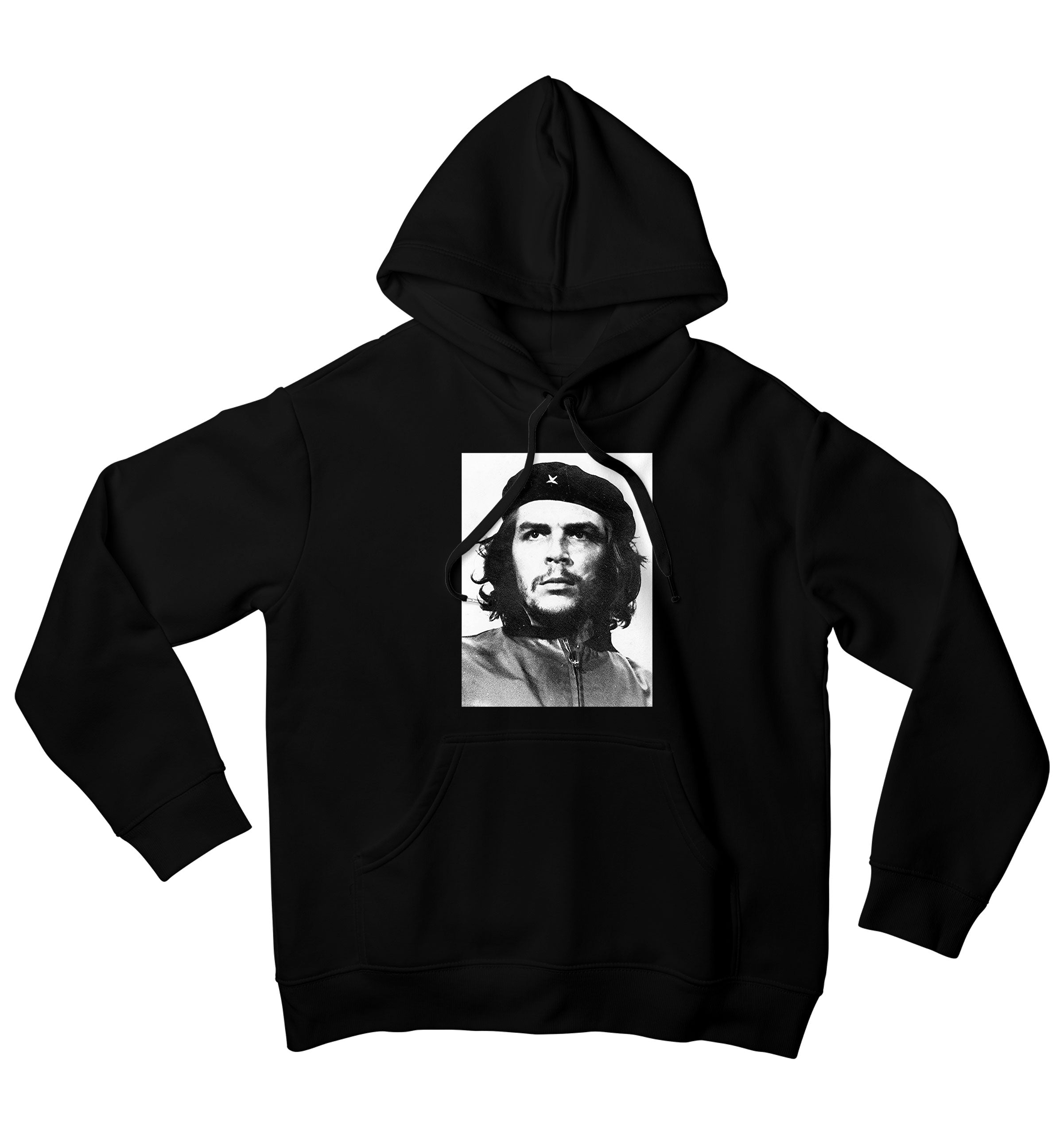 Che Guevara Face Hoodie Silhouette Iconic Retro Political