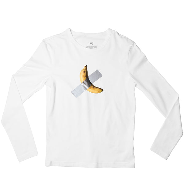 "Comedian" The Banana Taped To A Full Sleeve - Art T-shirt