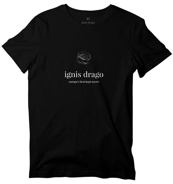 Ignis Drago Rosa Nera T-shirt