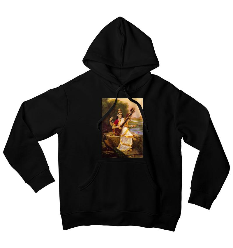 Goddess Saraswati Art Hoodie