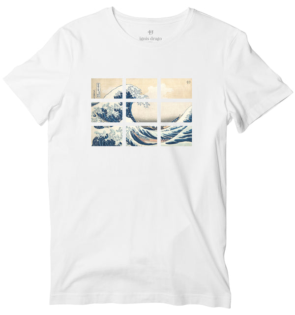 Jigsaw Wave Art T-shirt