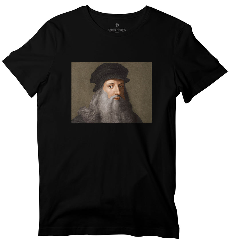 Leonardo da Vinci T-shirt - World’s Best Graphic T-shirts – Ignis Drago ...