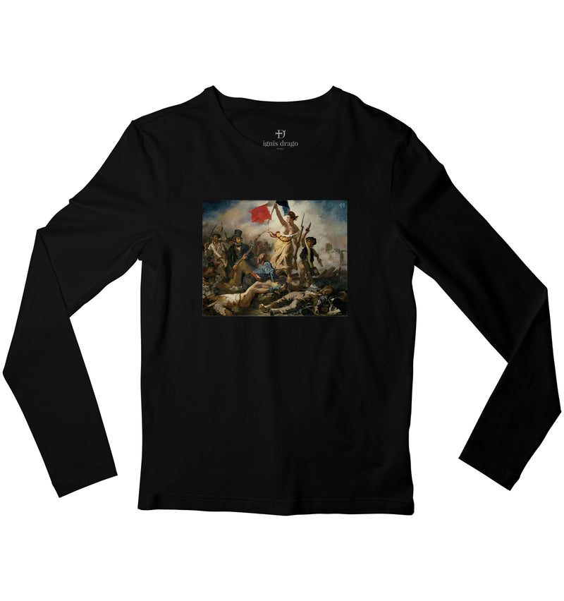 Liberty Leading The People Full Sleeve Art T-shirt