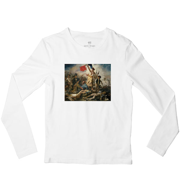 Liberty Leading The People Full Sleeve Art T-shirt