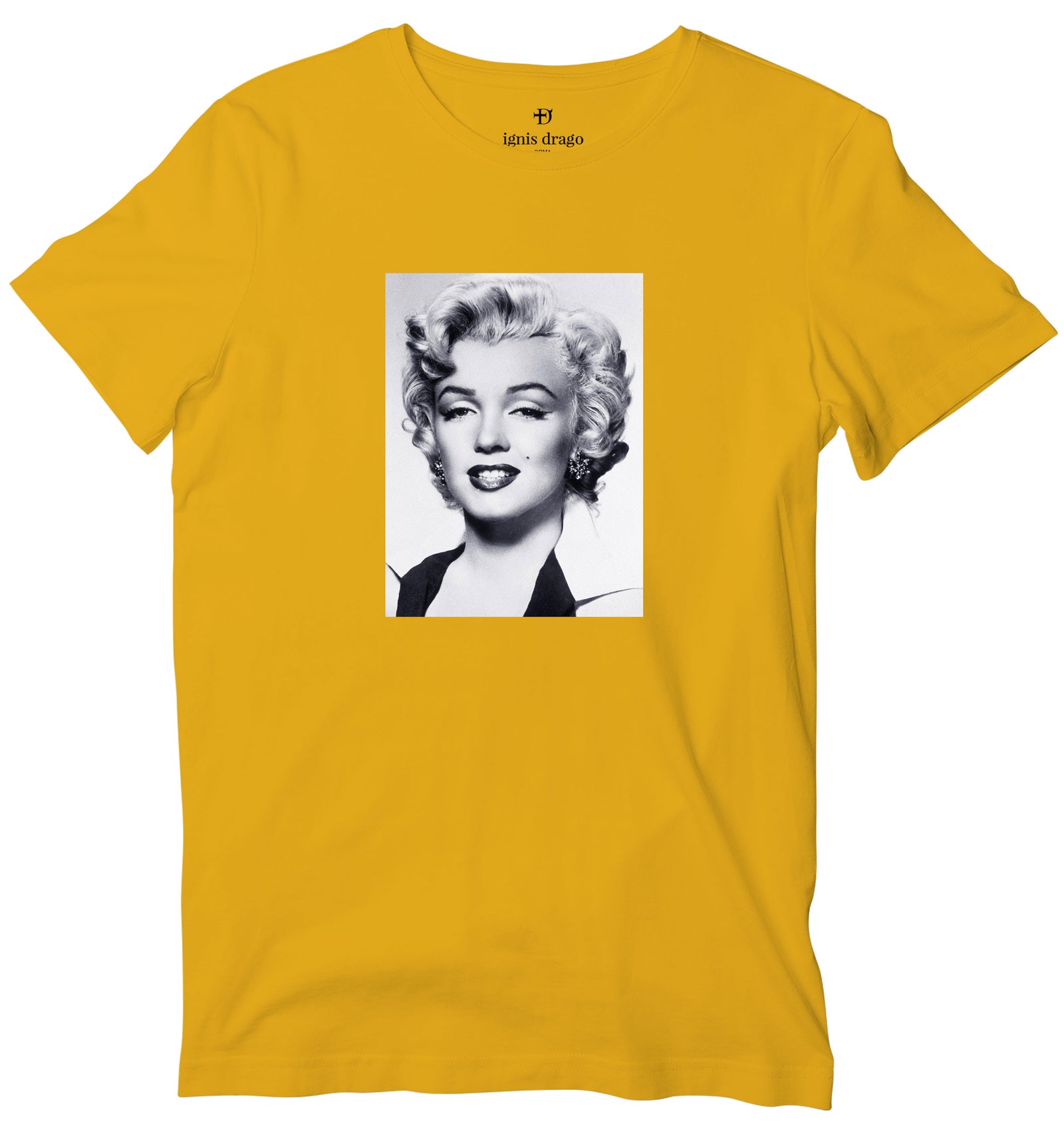 eimy istoire Marilyn Monroe film Tシャツ marilyn-monroe-t-shirt-navy-