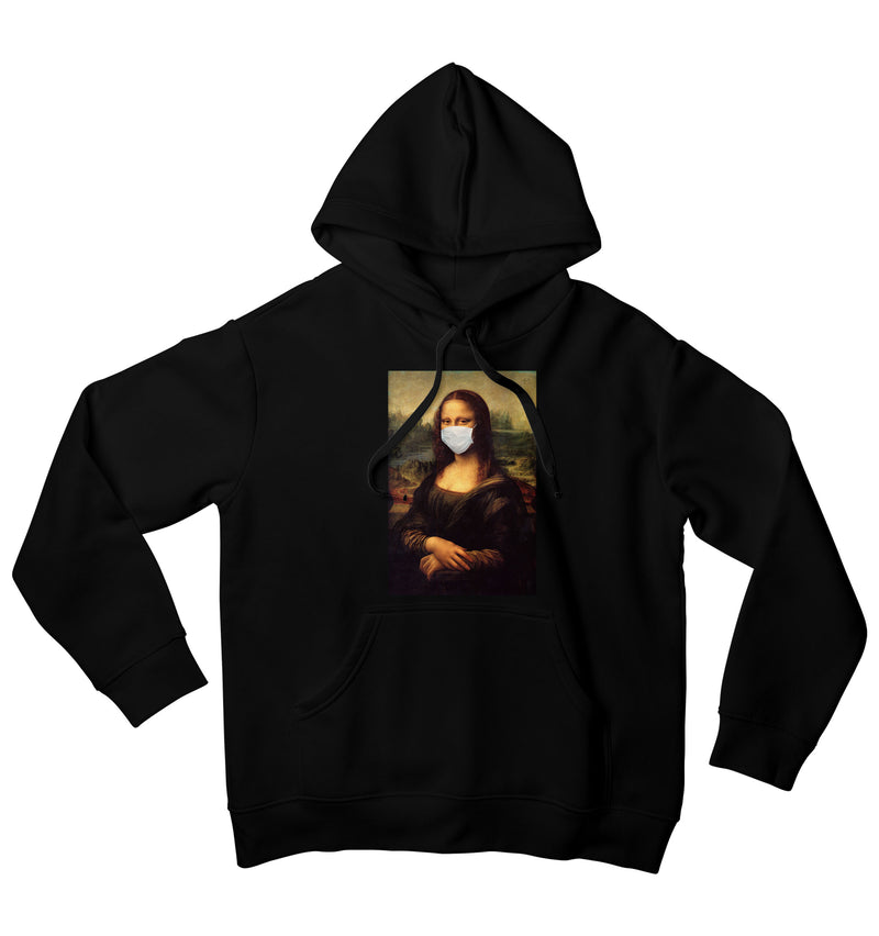 Mona Lisa Social Distancing Art Hoodie