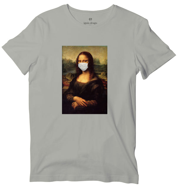 Mona Lisa Social Distancing Art T-shirt