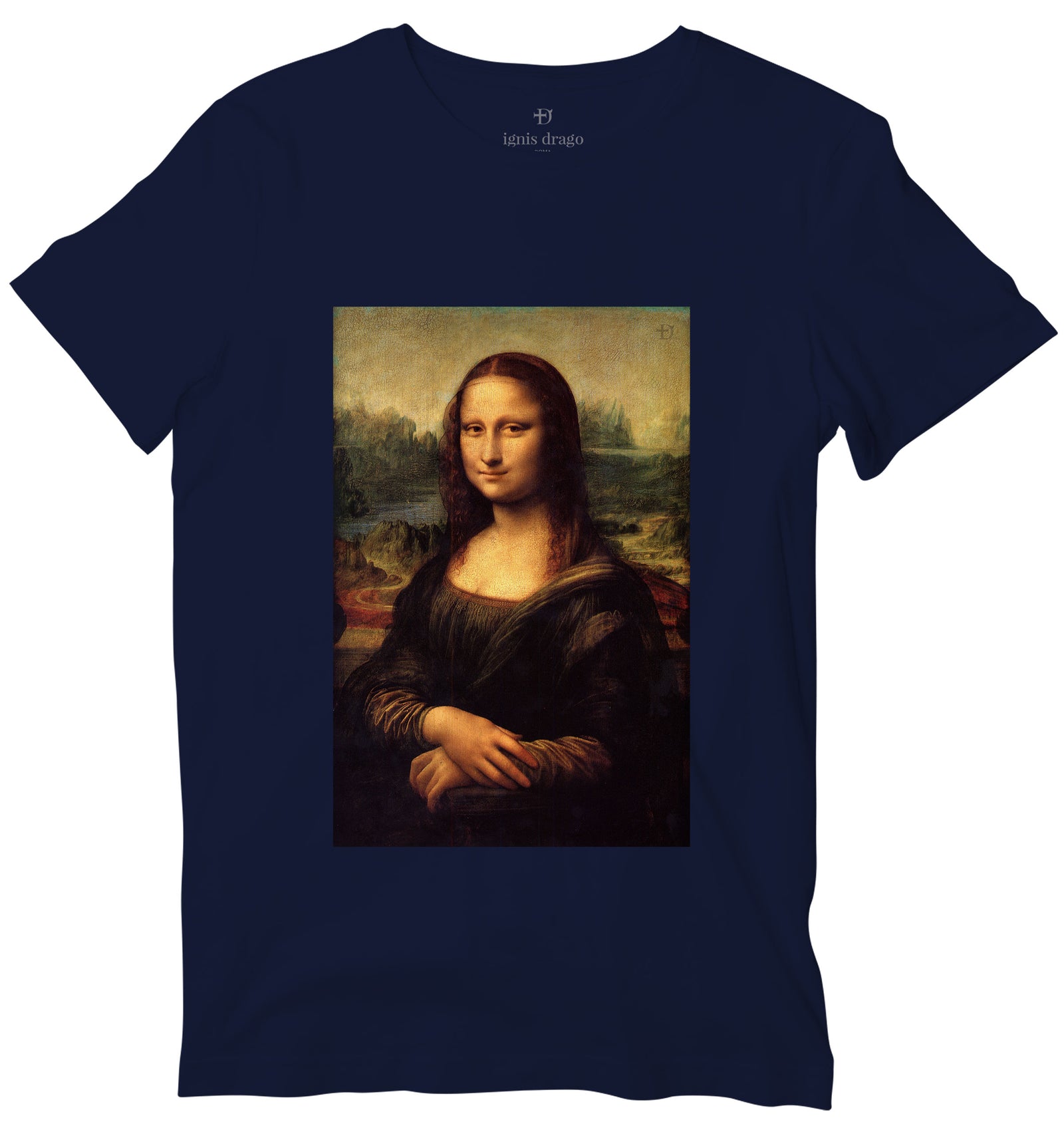 Pablo Vinci x The Anthology コラボtee Mona Lisa Art T-shirt - Leonardo da Vinci - World's Best Graphic T