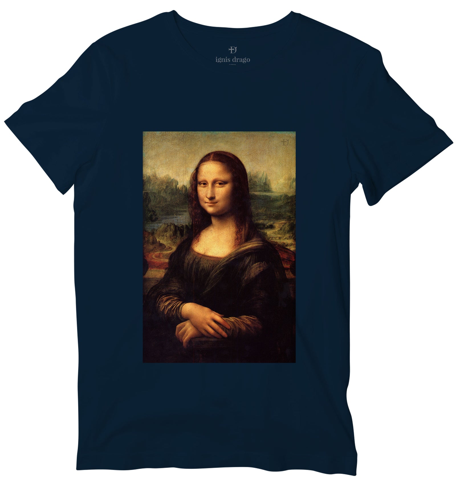 Mona Lisa Art T shirt Leonardo da Vinci World s Best Graphic T shirts Ignis Drago India