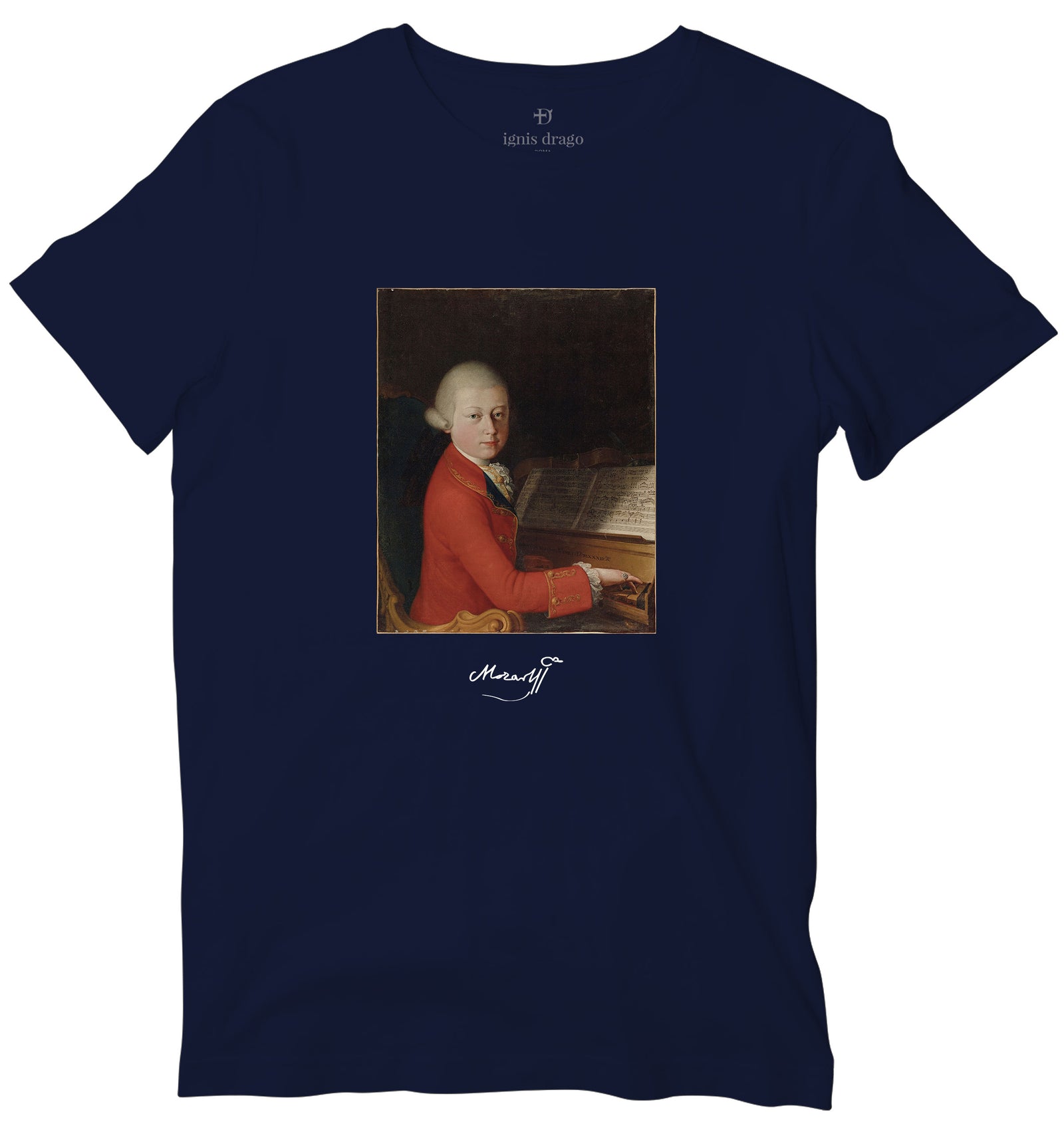Mozart T-shirt - World's Best Graphic T-shirts – Ignis Drago India