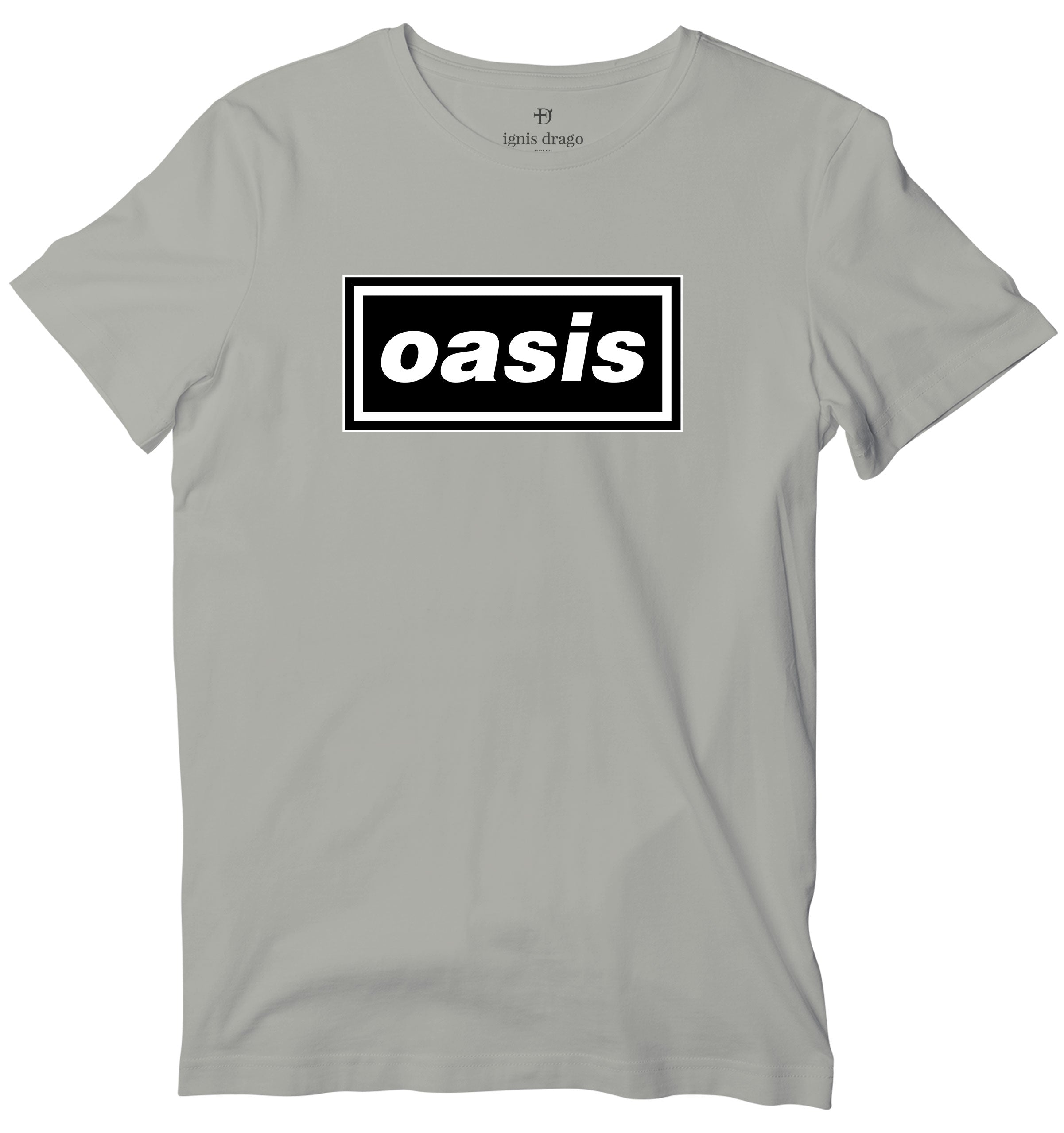 T-Shirt Oasis Logo Donna Maglia Maglietta Logo - 100% Cotone - Foto 8
