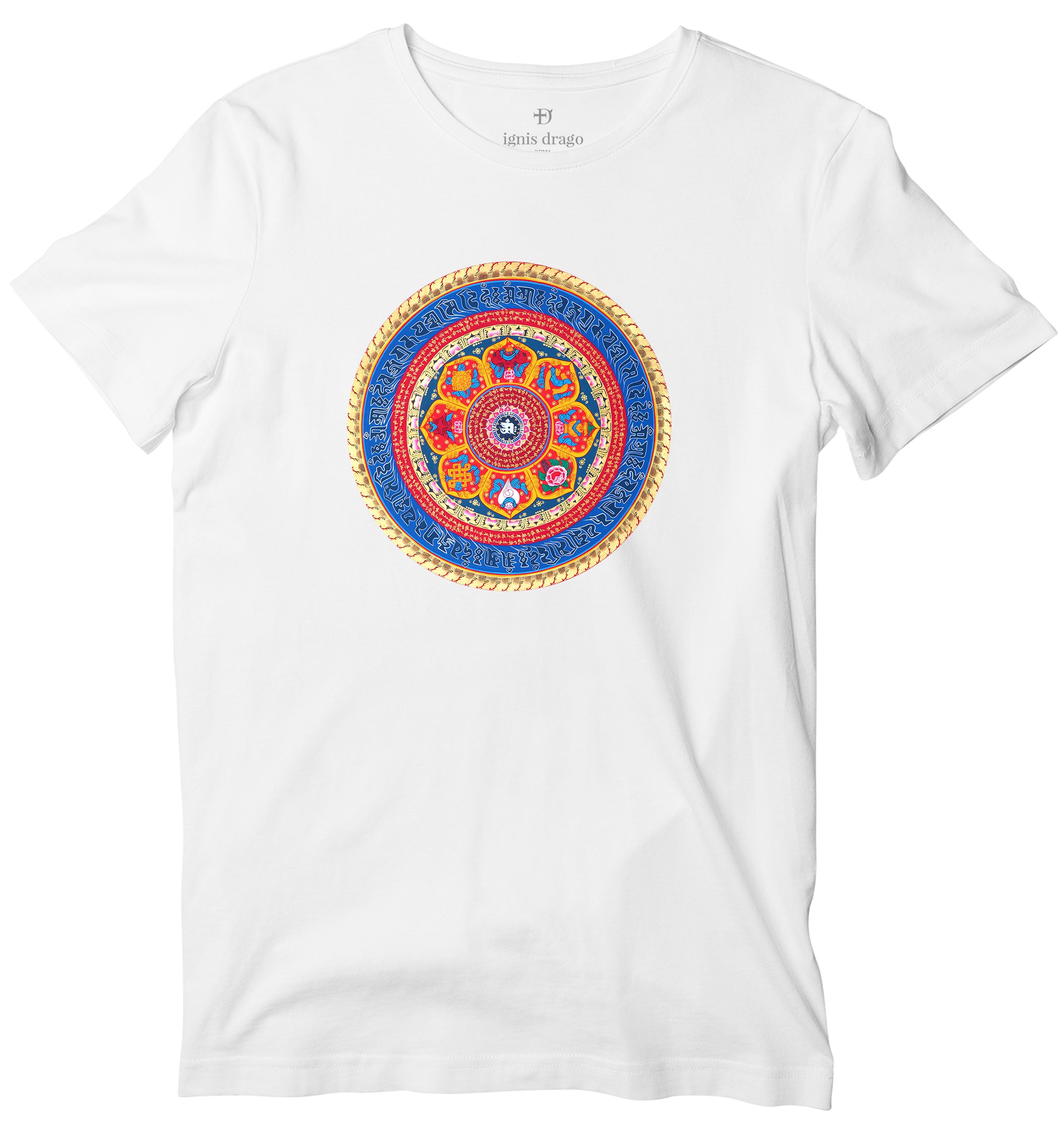 Kamal Mandala T-shirt – Tibetan Art – World’s Best Graphic T-shirts ...