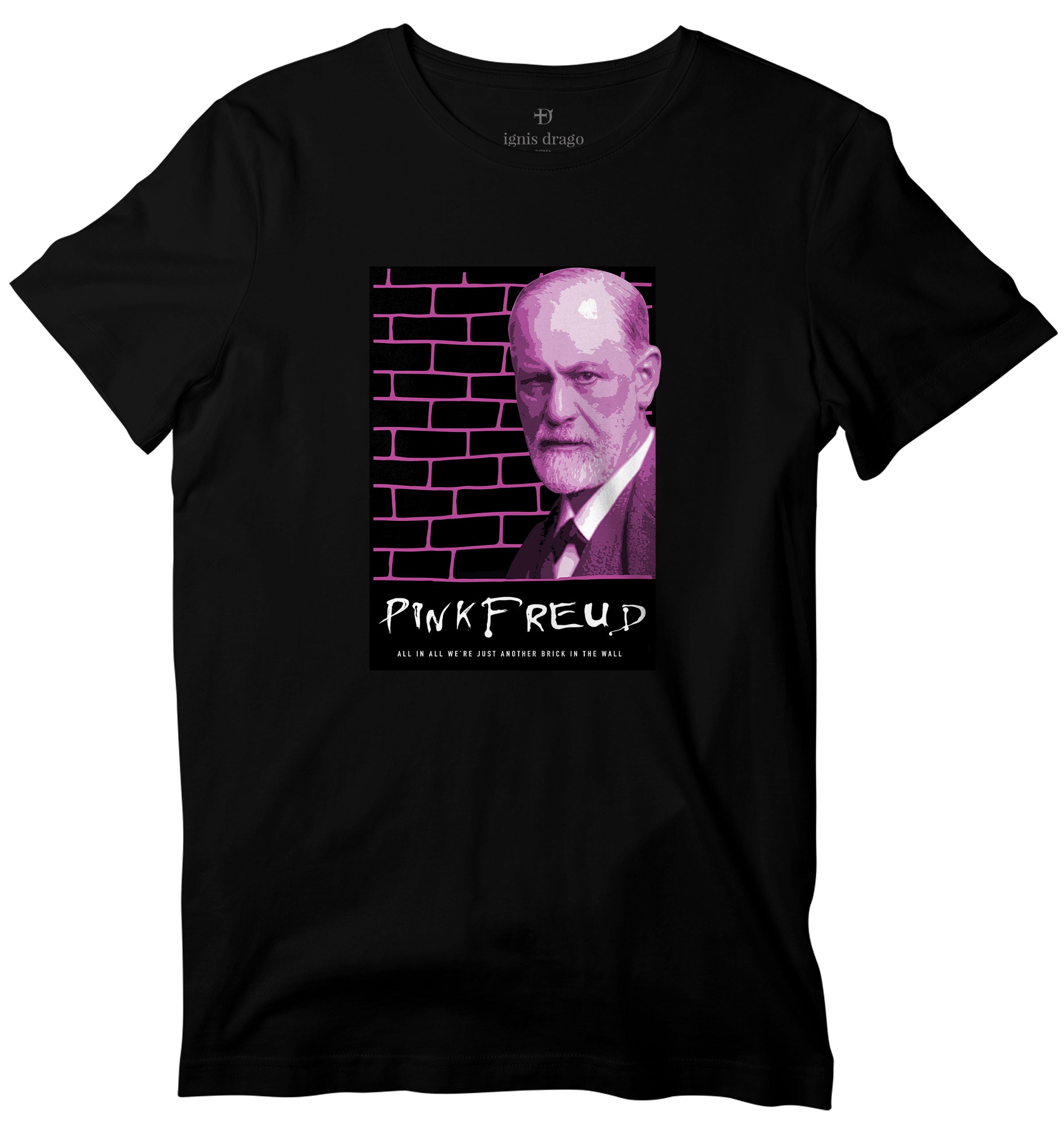 Pink Freud T-shirt - World’s Best Graphic T-shirts – Ignis Drago India
