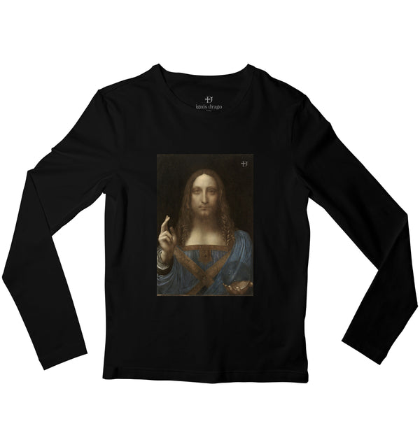 Salvator Mundi Full Sleeve Art T-shirt