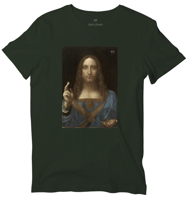 Salvator Mundi Art T-shirt