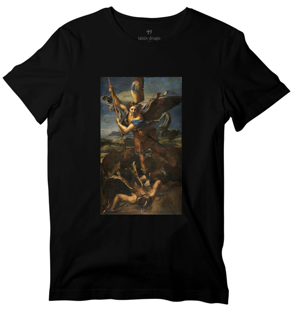 St. Michael Vanquishing Satan Art T-shirt