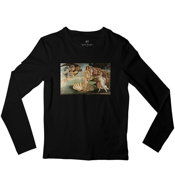 The Birth Of Venus Full Sleeve Art T-shirt