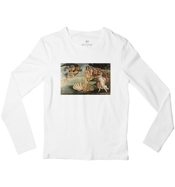 The Birth Of Venus Full Sleeve Art T-shirt