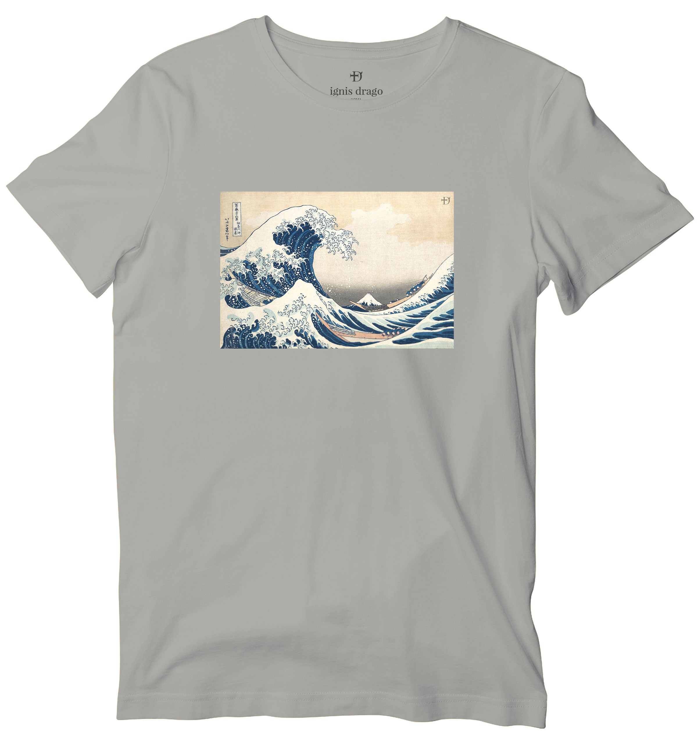 The Great Wave Art T-shirt - Hokusai - World’s Best Graphic T-shirts ...