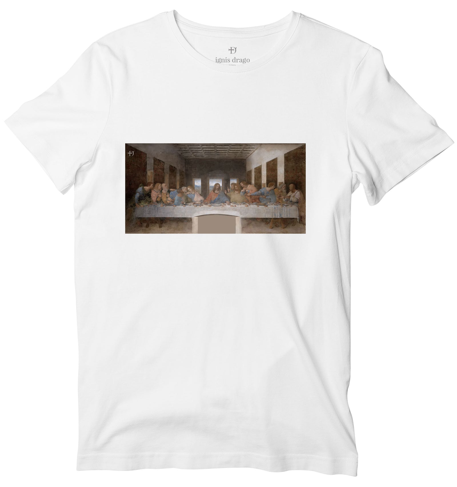 The Last Supper Art T-shirt - Leonardo da Vinci - World 