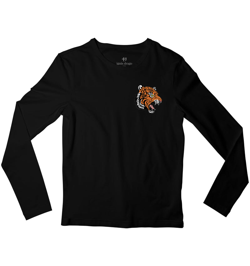 Tiger's Roar Full Sleeve T-shirt - Left Chest Print