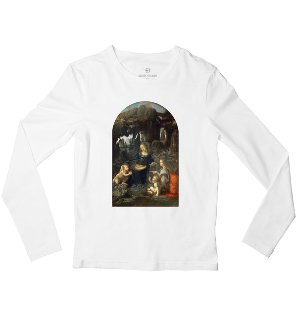 The Virgin Of The Rocks Full Sleeve Art T-shirt