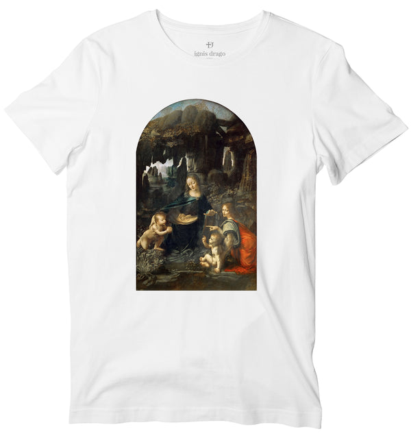 The Virgin Of The Rocks Art T-shirt