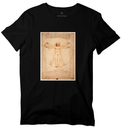 Vitruvian Man Art T-shirt