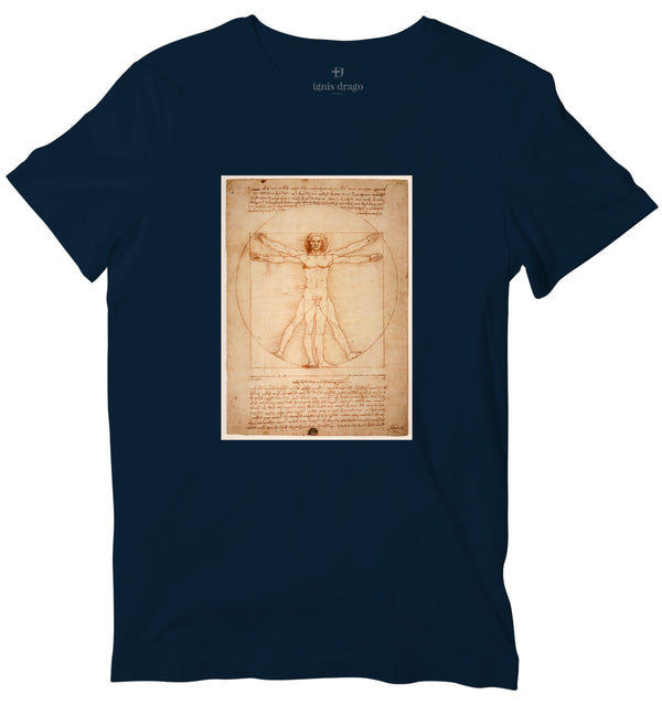 Vitruvian Man Art T-shirt