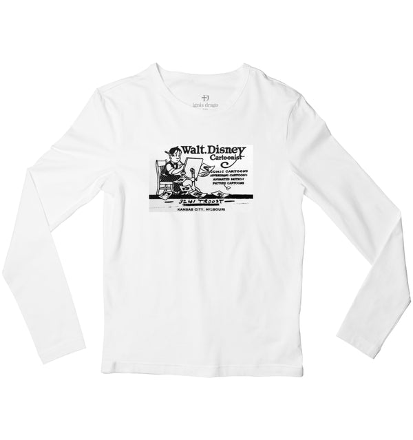 Walt Disney's Business Card Full Sleeve T-shirt