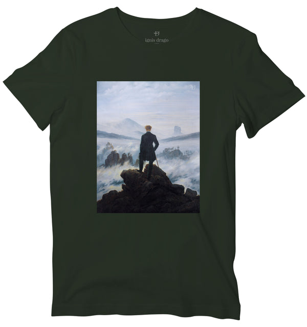 Wanderer Above The Sea Of Fog Art T-shirt