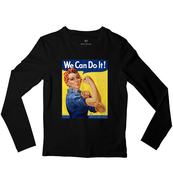 We Can Do It! Full Sleeve T-shirt